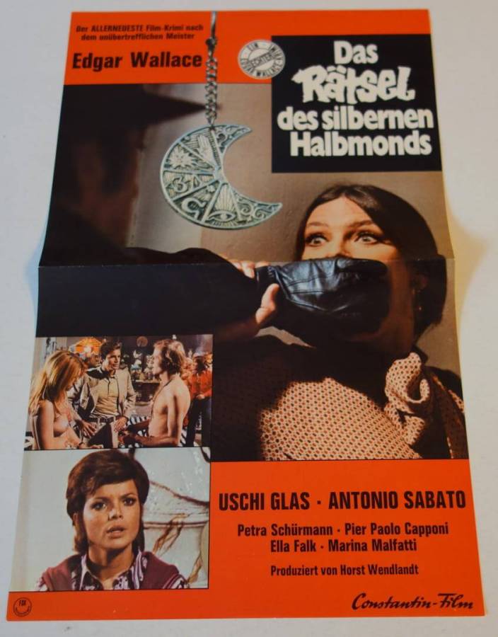 Seven Blood-Stained Orchids original release small german movie poster